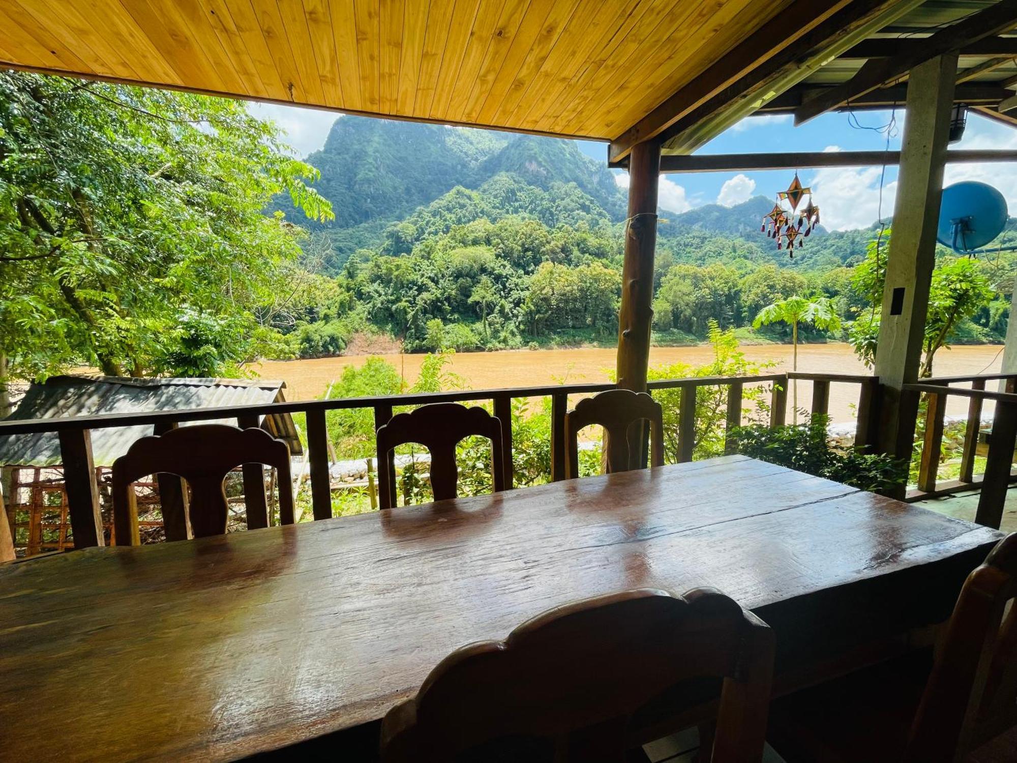 Bed and Breakfast Nong Khiaw Ing Ing Mountain View Exteriér fotografie