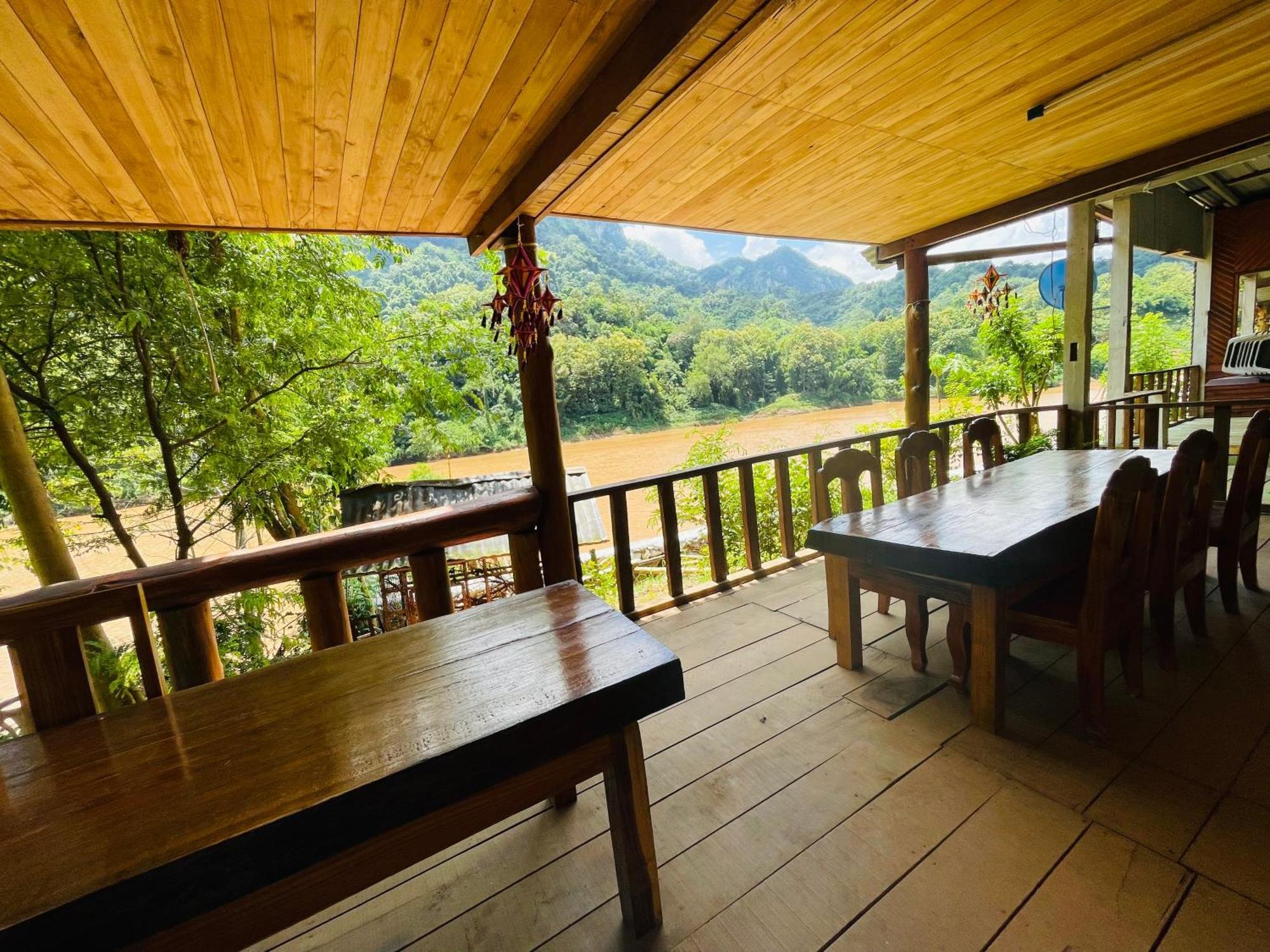 Bed and Breakfast Nong Khiaw Ing Ing Mountain View Exteriér fotografie