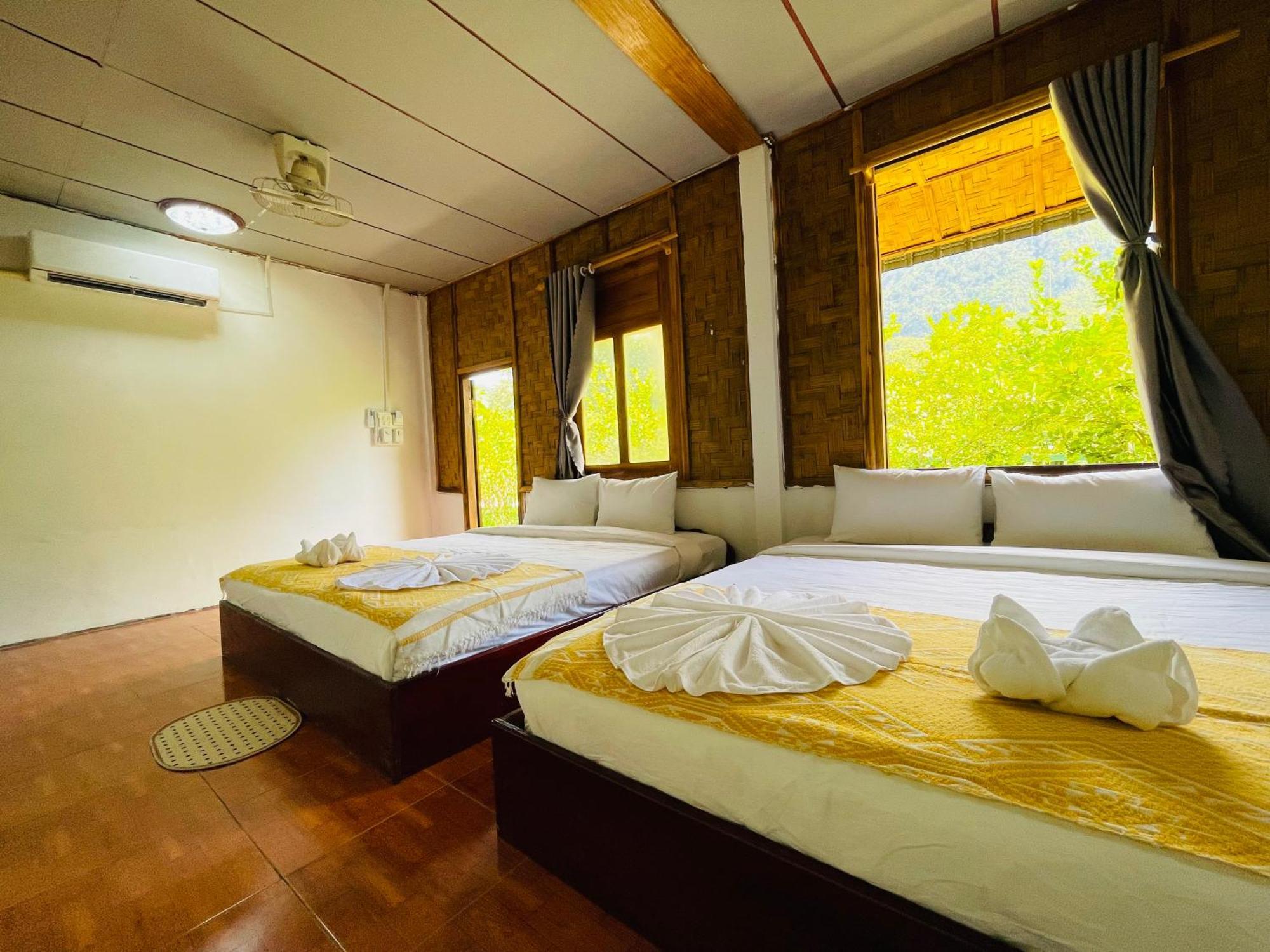 Bed and Breakfast Nong Khiaw Ing Ing Mountain View Exteriér fotografie