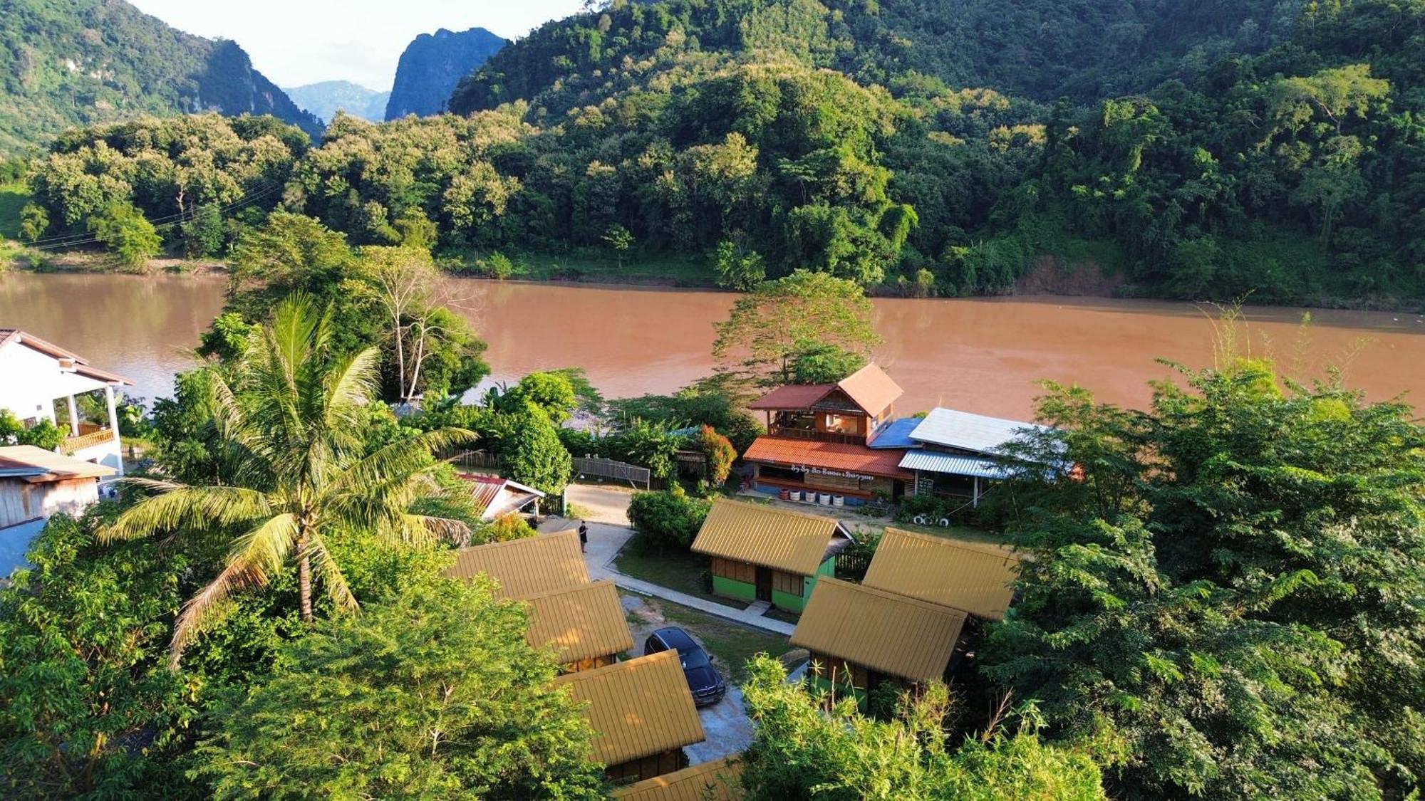 Bed and Breakfast Nong Khiaw Ing Ing Mountain View Exteriér fotografie